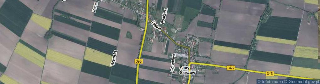 Zdjęcie satelitarne Wiosenna ul.